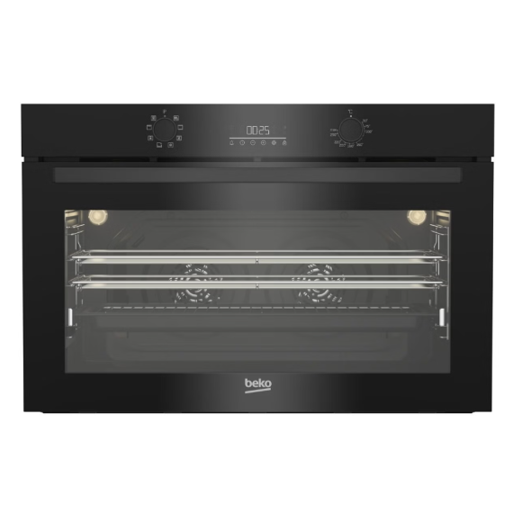 BBOB91271MDX Beko 90cm Twin Fan Built-In Large Oven with 8 Functions